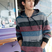 Men's Printed Stripes Fleece Sweatshirt