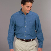 Port Authority® - Long Sleeve Denim Shirt. S600